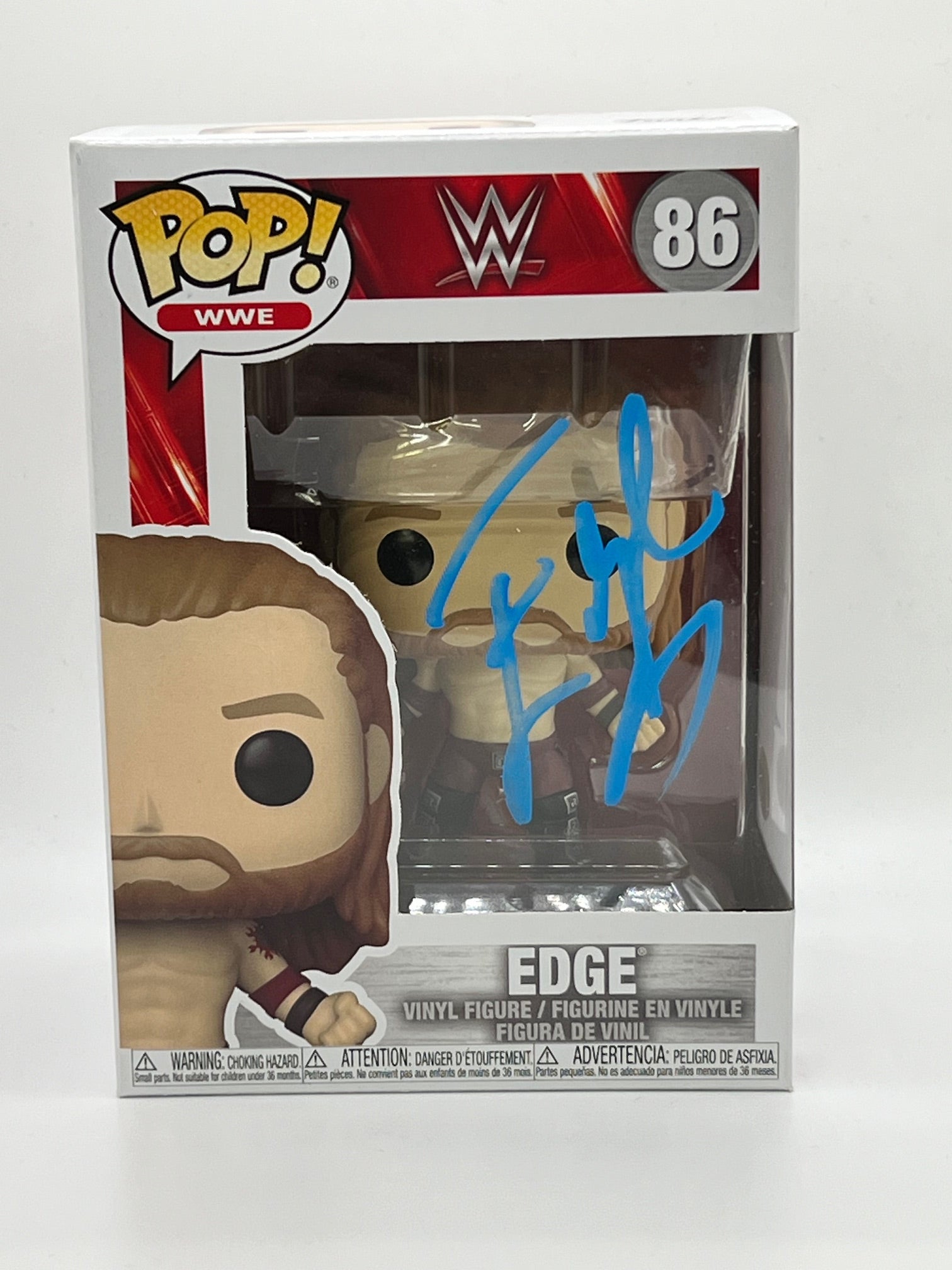 Wwe top edge Signed Funko Pop