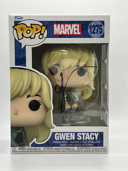 Emma Stone Gwen Stacy Spiderman Signed Autograph Funko ACOA