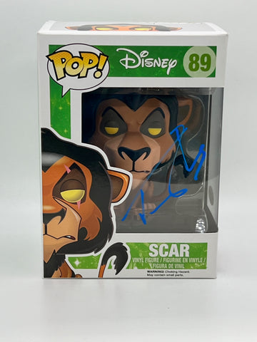 Jeremy Irons Scar Signed Autograph Funko ACOA Lion King