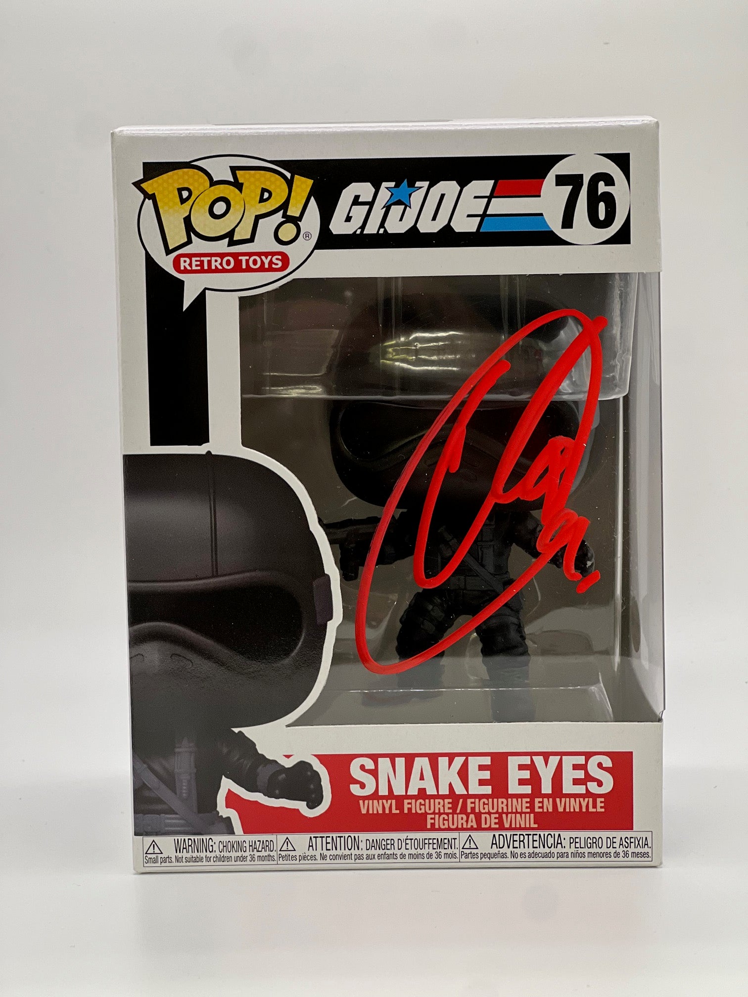 Henry Golding Snake Eyes Signed Autograph Funko ACOA