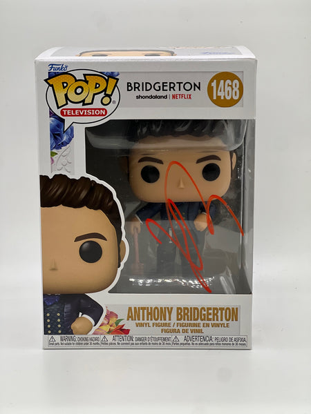 Jonathan Bailey Bridgerton Signed Autograph Funko ACOA