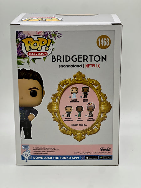 Jonathan Bailey Bridgerton Signed Autograph Funko ACOA