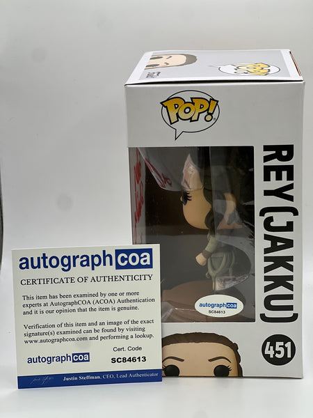 Cailey Fleming Young Rey Star Wars Signed Autograph Funko ACOA