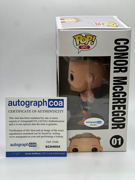 Conor McGregor UFC Signed Funko Autograph ACOA