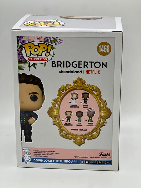 Jonathan Bailey Bridgerton Signed Autograph Funko ACOA