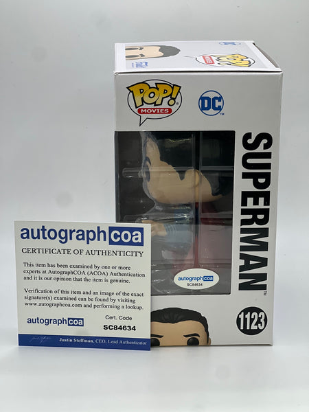 Henry Cavill Superman Signed Autograph Funko ACOA