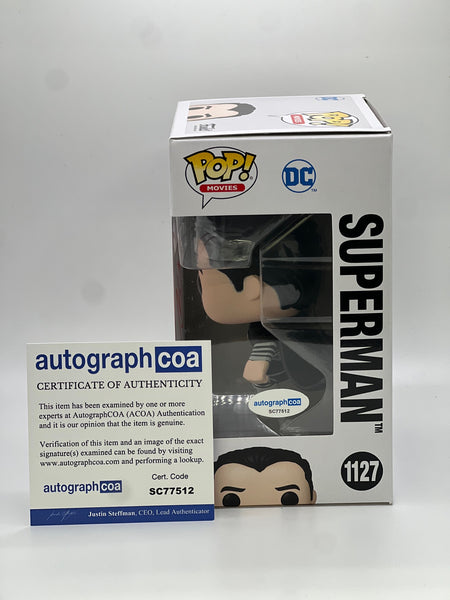 Henry Cavill Superman Signed Autograph Funko ACOA