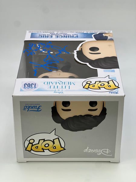 Jonah Hauer King Prince Eric Little Mermaid Signed Funko ACOA