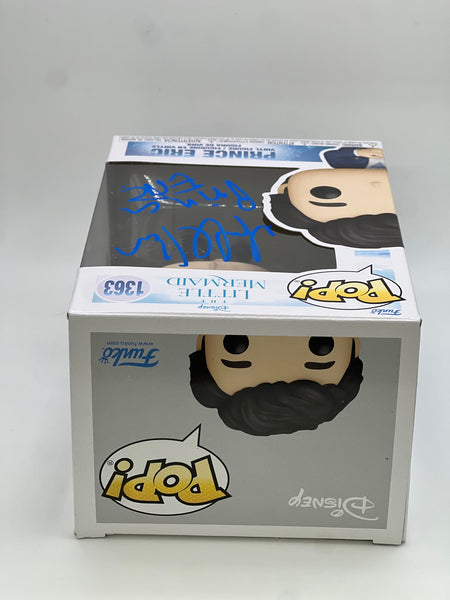 Jonah Hauer King Prince Eric Little Mermaid Signed Funko ACOA