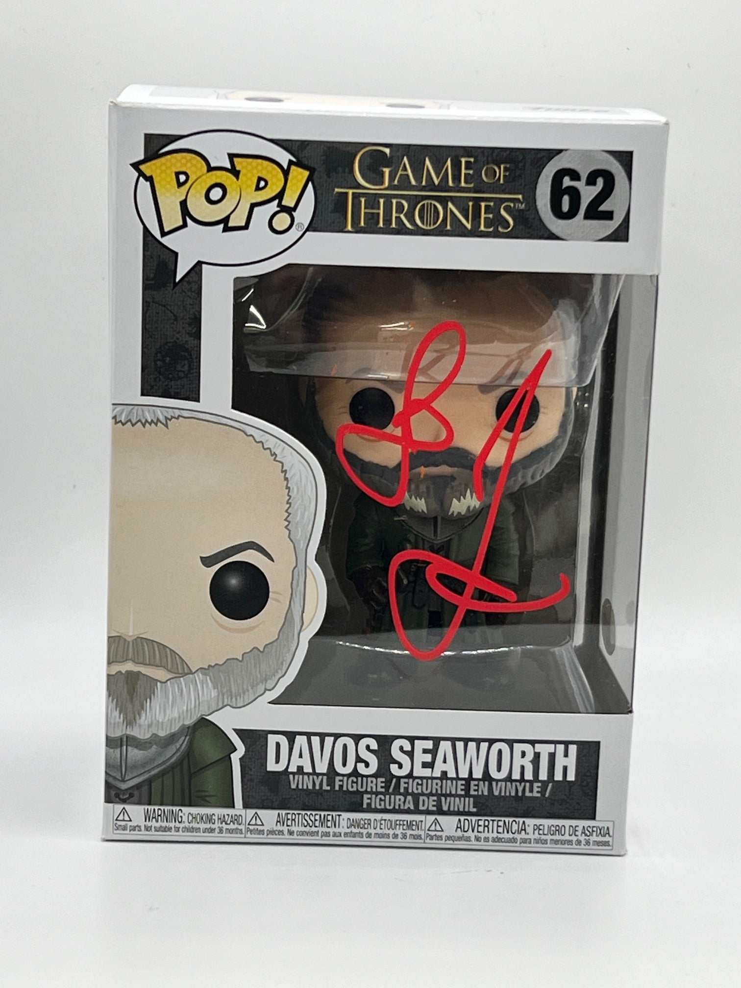 Liam Cunningham Game of Thrones Signed Funko ACOA