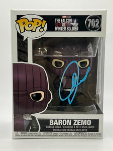 Daniel Bruhl Baron Zemo Signed Autograph Funko ACOA