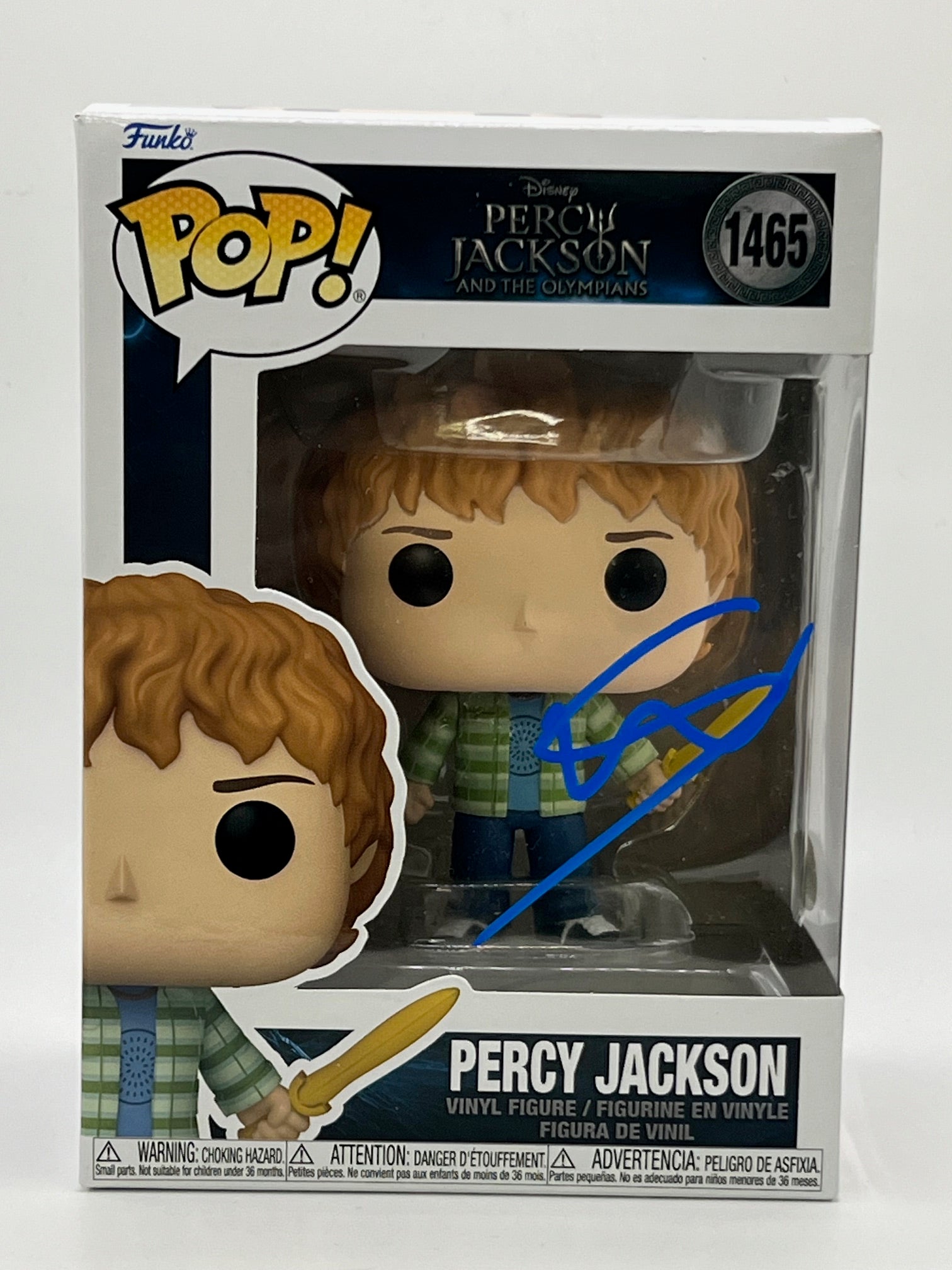 Walker Scobell Percy Jackson Signed Autograph Funko ACOA