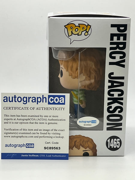 Walker Scobell Percy Jackson Signed Autograph Funko ACOA