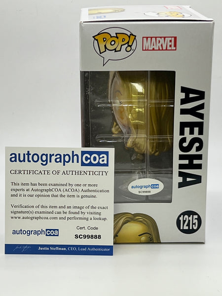 Elizabeth Debicki Guardians Signed Autograph Funko ACOA