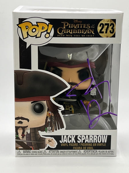 Johnny Depp Pirates Signed Autograph Funko ACOA