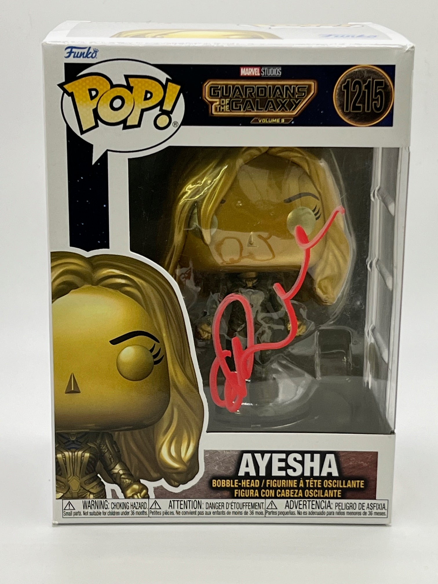 Elizabeth Debicki Guardians Signed Autograph Funko ACOA