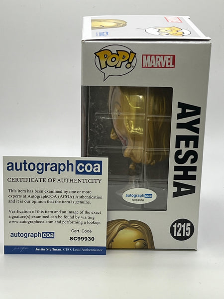 Elizabeth Debicki Guardians Signed Autograph Funko ACOA