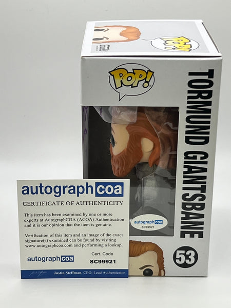 Kristofer Hivju Game of Thrones Signed Autograph Funko ACOA