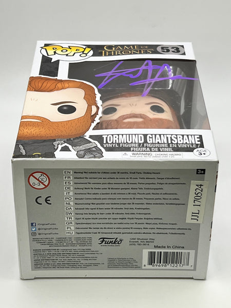 Kristofer Hivju Game of Thrones Signed Autograph Funko ACOA