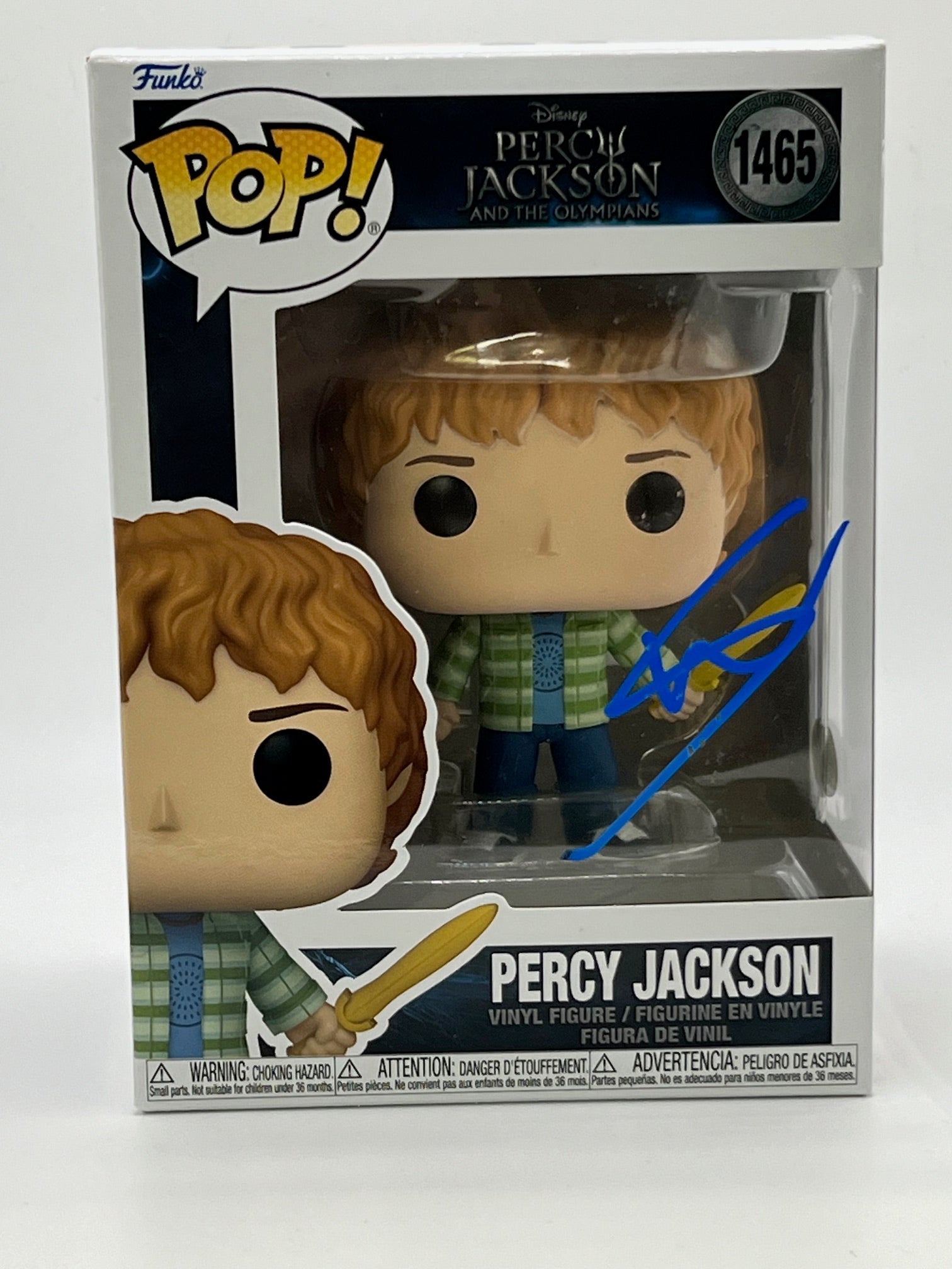 Walker Scobell Percy Jackson Signed Autograph Funko ACOA