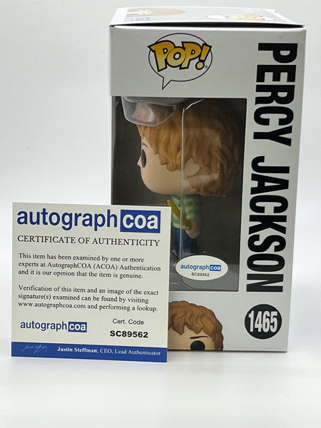 Walker Scobell Percy Jackson Signed Autograph Funko ACOA