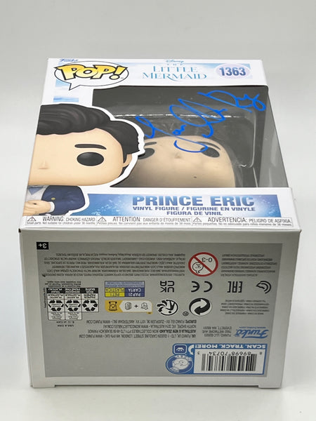 Jonah Hauer King Prince Eric Little Mermaid Signed Funko ACOA