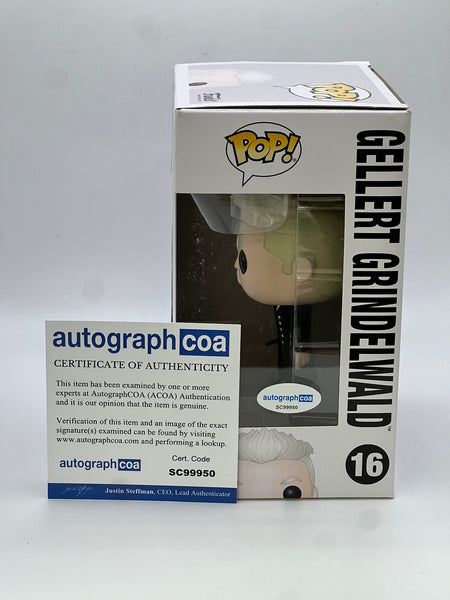 Johnny Depp Fantastic Beasts Signed Autograph Funko ACOA