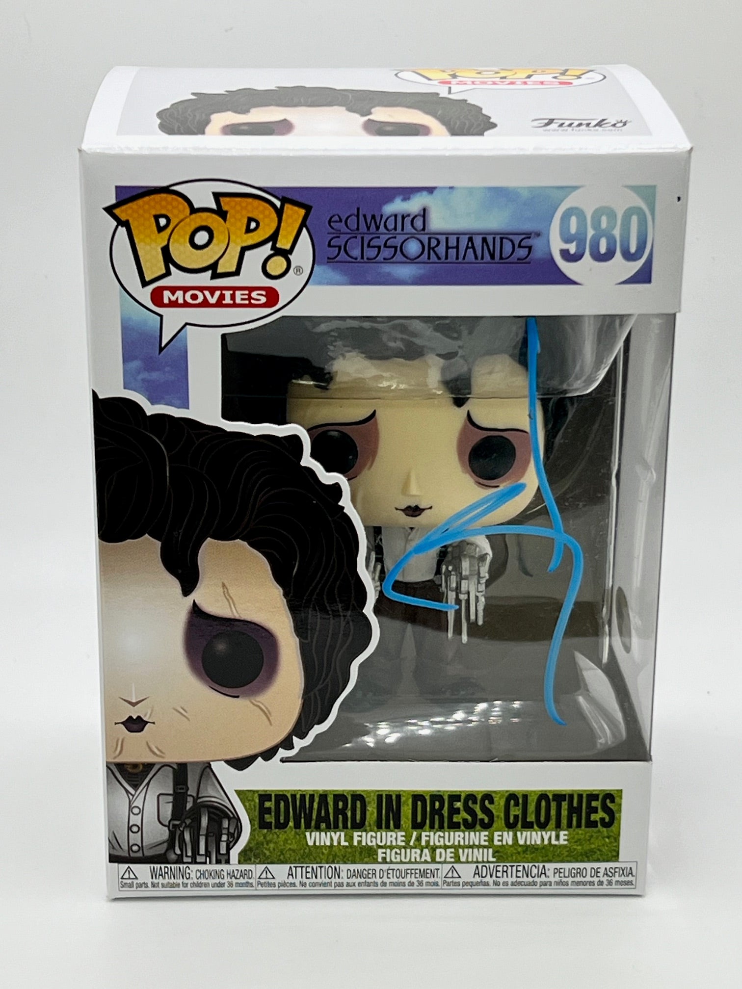 Johnny Depp Edward Scissorhands Signed Autograph Funko ACOA