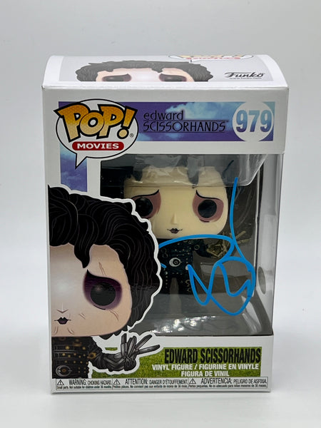 Johnny Depp Edward Scissorhands Signed Autograph Funko ACOA\