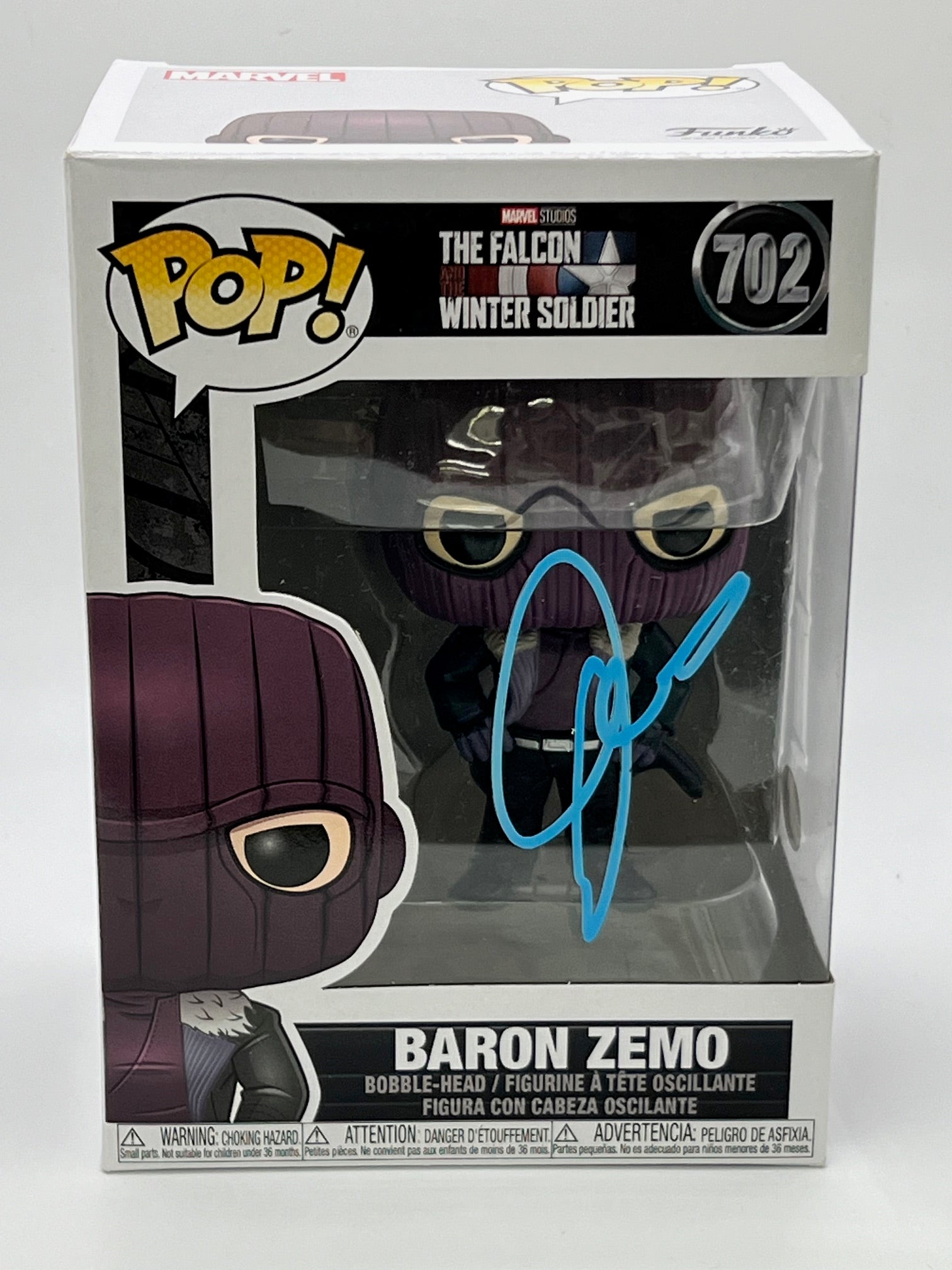 Daniel Bruhl Baron Zemo Signed Autograph Funko ACOA