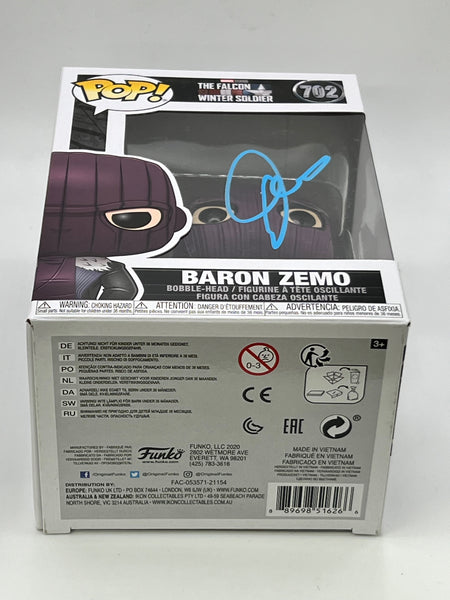 Daniel Bruhl Baron Zemo Signed Autograph Funko ACOA