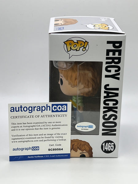 Walker Scobell Percy Jackson Signed Autograph Funko ACOA