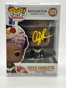 Golda Rosheuvel Bridgerton Signed Autograph Funko Photo ACOA