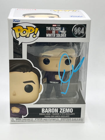 Daniel Bruhl Baron Zemo Signed Autograph Funko ACOA