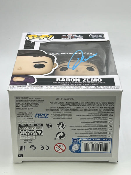 Daniel Bruhl Baron Zemo Signed Autograph Funko ACOA