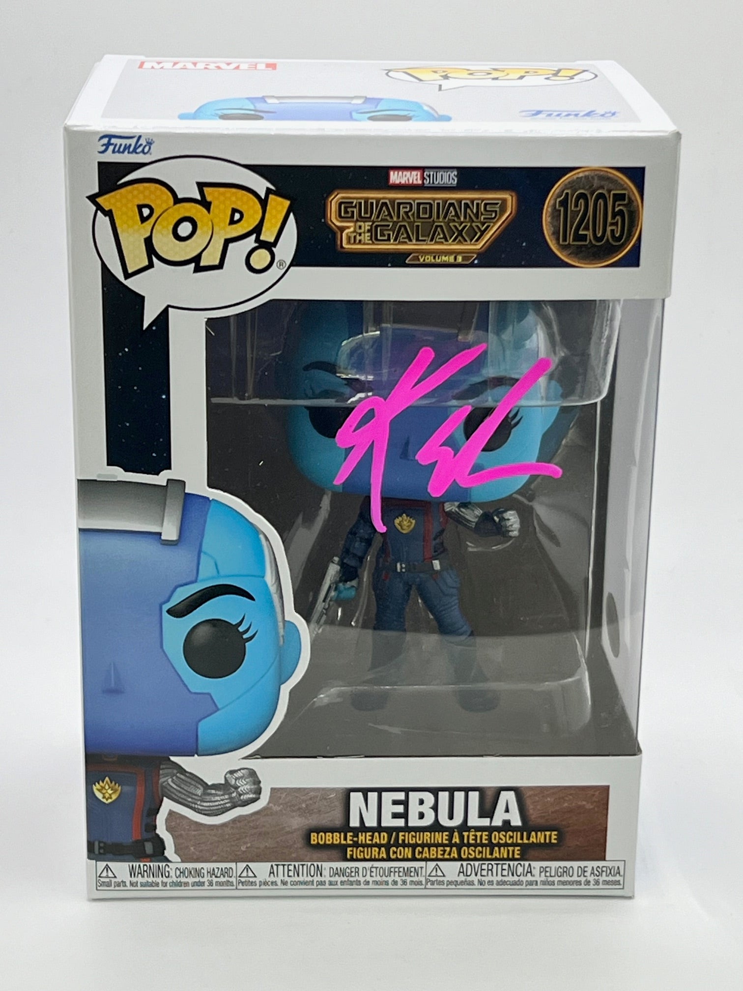 Karen Gillan Guardians Nebula Signed Autograph Funko ACOA