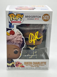 Golda Rosheuvel Bridgerton Signed Autograph Funko Photo ACOA