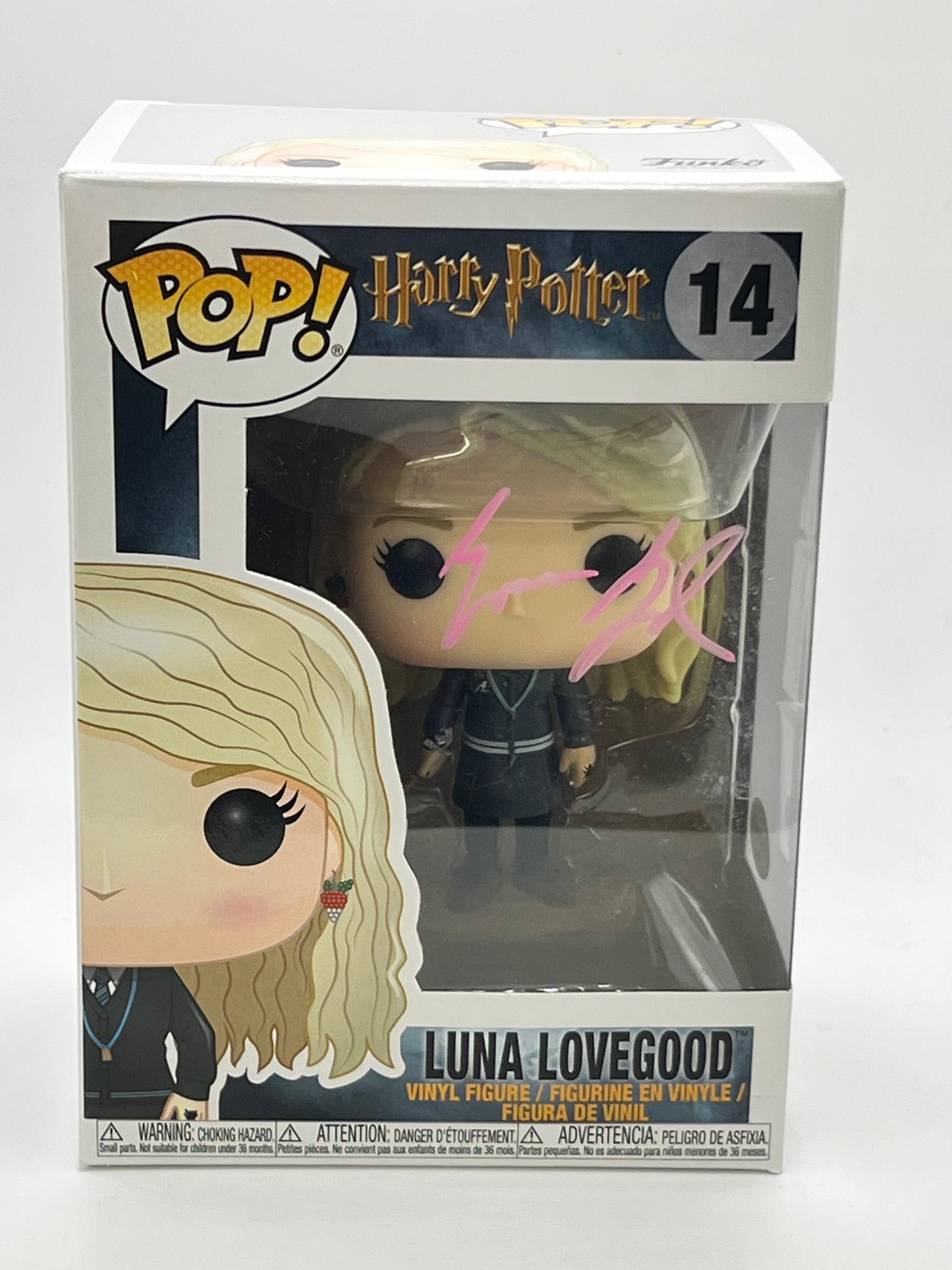 Evanna Lynch Harry Potter Signed Autograph Funko ACOA