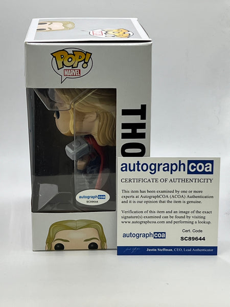 Chris Hemsworth Avengers Signed Autograph Funko ACOA