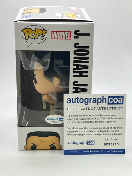 JK Simmons Spider-man Signed Autograph Funko ACOA