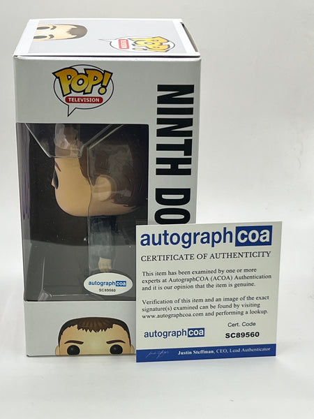 Christopher Eccleston Doctor Who Signed Autograph Funko ACOA