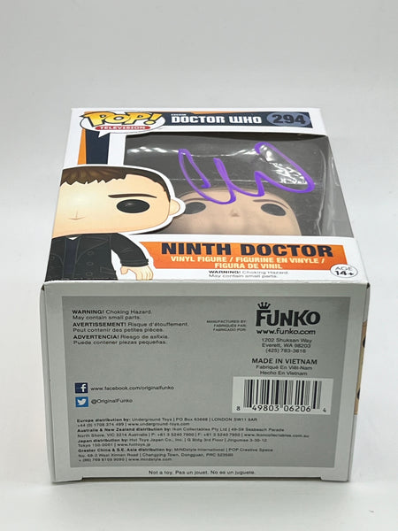 Christopher Eccleston Doctor Who Signed Autograph Funko ACOA