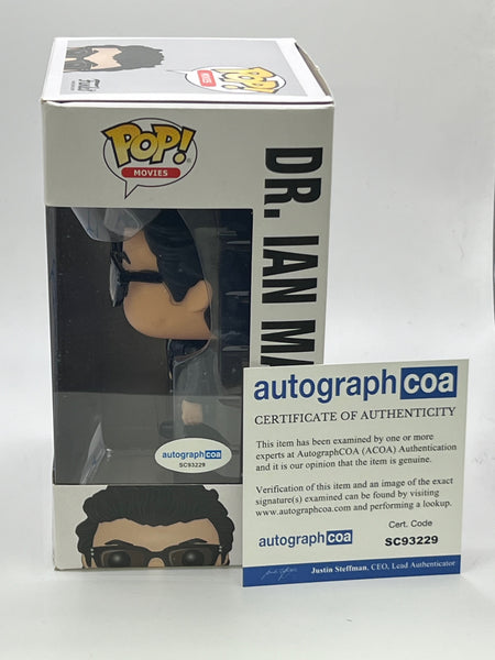 Jeff Goldblum Jurassic Park Signed Funko ACOA