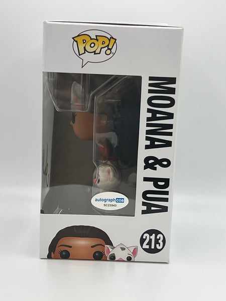 Auli'i Cravalho Moana Signed Autograph Funko Pop ACOA