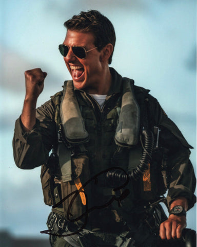 Tom Cruise Top Gun Maverick Signed Autograph 8x10 Photo ACOA
