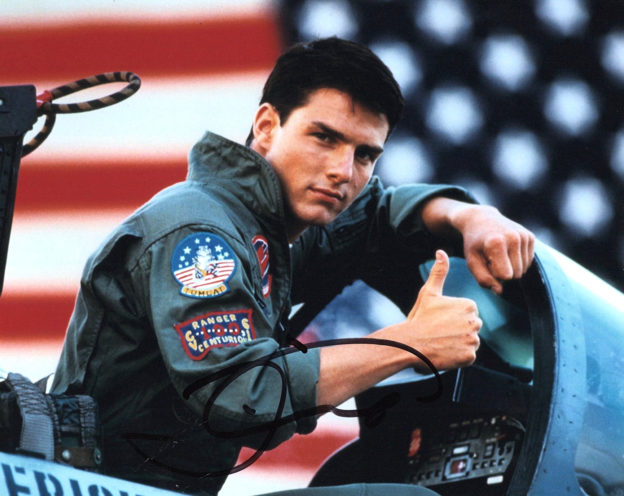 Tom Cruise Top Gun Maverick Signed Autograph 8x10 Photo ACOA