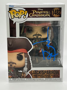 Johnny Depp Pirates Signed Autograph Funko ACOA