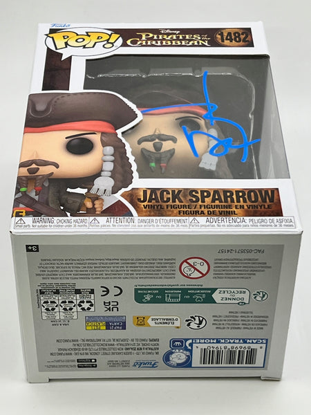 Johnny Depp Pirates Signed Autograph Funko ACOA