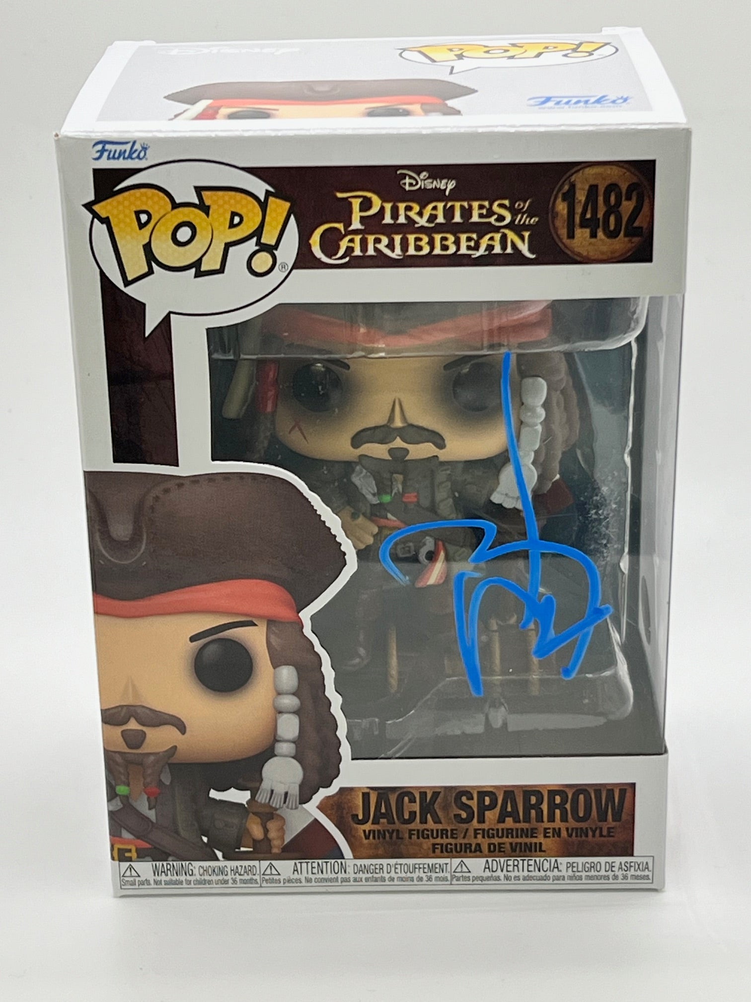 Johnny Depp Pirates Signed Autograph Funko ACOA