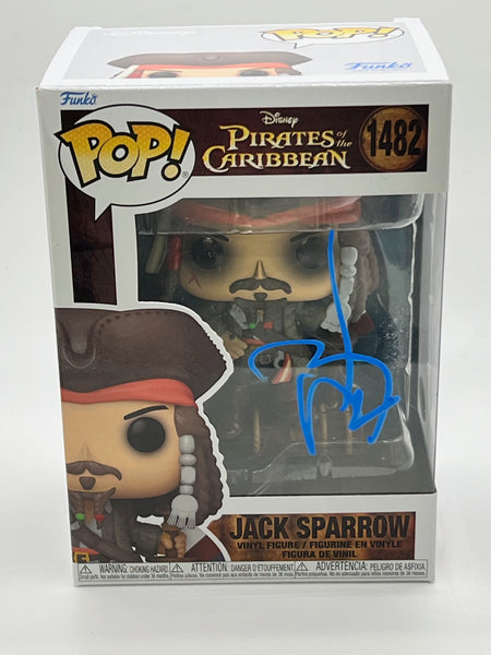 Johnny Depp Pirates Signed Autograph Funko ACOA